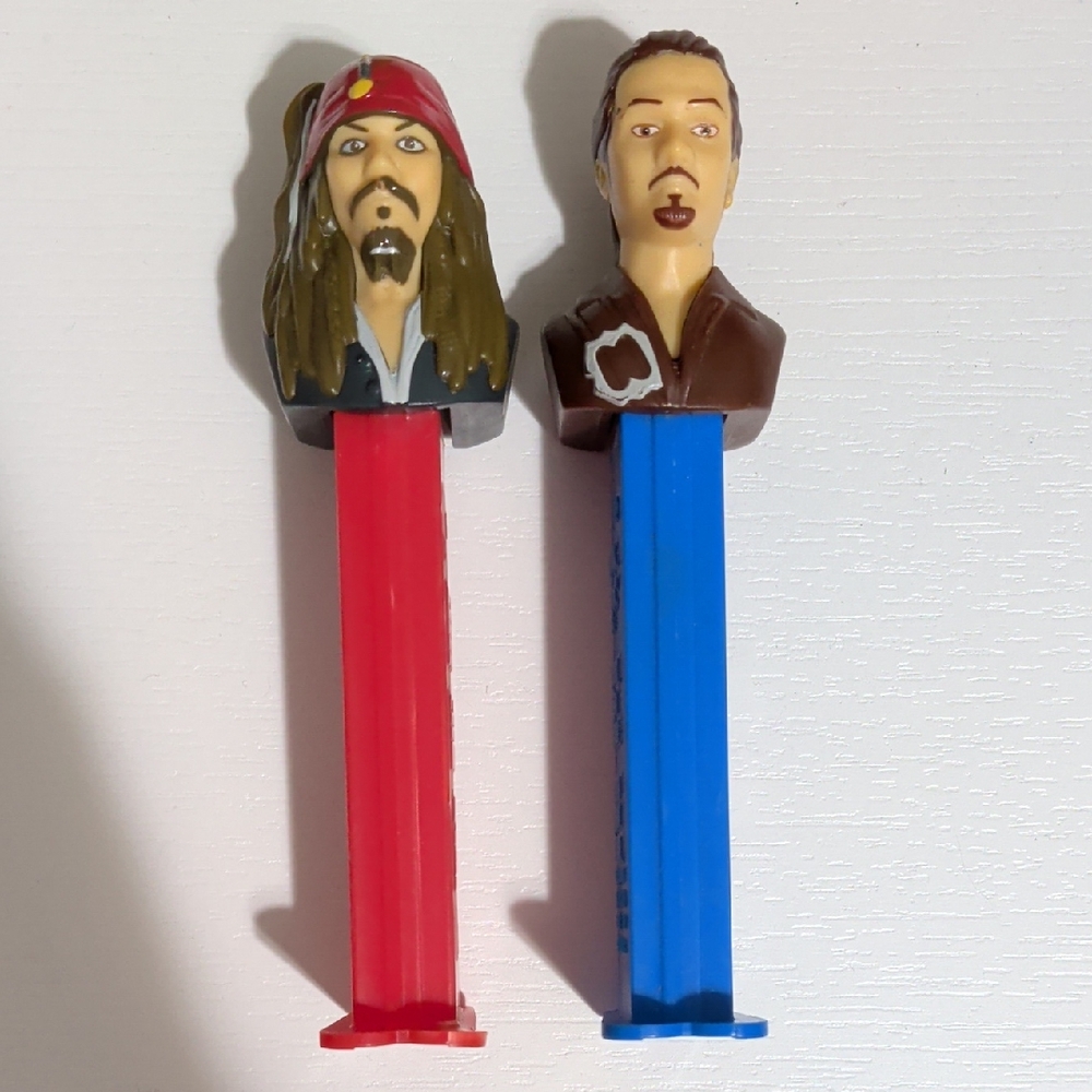 Pirate and Detective Pez Dispensers